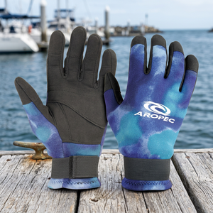 Gants de plongée unisexes en néoprène Amara camouflage 2 mm, isolés thermiquement, imperméables, avec doigts repliables, pour sports nautiques - Product Image 3