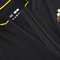 Maillot de cyclisme pour homme Mcycle, manches courtes, noir uni, anti-odeur, anti-UV, teinture unie, design d'équipe par transfert thermique, MOQ 10 pièces