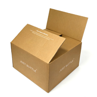 Boîte à fermeture éclair en kraft ondulé, personnalisable avec logo, écologique, en matériaux recyclés, de qualité alimentaire, auto-érectible, pour emballage cadeau, vente en gros