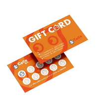 Cartes de fidélité en papier écologiques personnalisées professionnelles avec design gratuit, petites cartes rondes pour les boissons des entreprises
