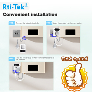 Tuya thông minh hiện đại điều khiển nhiệt độ RF 433 Wi-Fi không dây nhiệt điều khiển từ xa <span class=keywords><strong>Plug</strong></span>-<span class=keywords><strong>in</strong></span> ổ cắm Receiver cho gas nồi hơi - Product Image 5