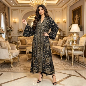 Deals Black Gold Dress Muslimah Luxurious Velvet Feel | Alibaba.com Deals Black Gold Dress Muslimah Luxurious Velvet Feel | Alibaba.com