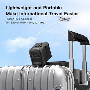 Dây mở rộng phổ Travel Adapter USB PQ điện du lịch Adaptor đa cắm đa cắm du lịch Adaptor trên toàn thế giới - Product Image 5