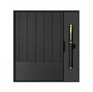 Caja de Regalo Corporativa Personalizada, Cuaderno de Cuero A5 con Grabado, Juego de Bolígrafos Modernos, Producto Promocional de Lujo al por Mayor - Product Image 3