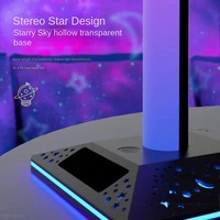 Lampe de bureau moderne à synchronisation musicale, électrique, RGB multicolore, en PVC, avec bande LED dimmable, CRI élevé 80, garantie 2 ans, pour hôtel
