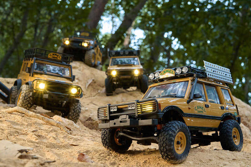 NEW FMS 1:24 FCX24M ランドローバーキャメルトロフィーエディション