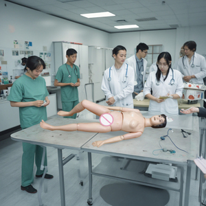 Neues multifunktion ales anatomisches Modell der weiblichen Pflege puppe PVC für die medizinische Ausbildung Gelenk gummiband fixierung - Product Image 3