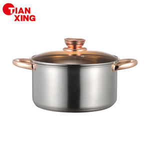 Tianxing ชุดเครื่องครัวสแตนเลสสตีลทันสมัย12ชิ้น, ชุดหม้อและกระทะก้นเตาแม่เหล็กไฟฟ้าไม่ติดกระทะสำหรับทำอาหารอย่างยั่งยืน - Product Image 3