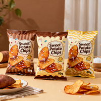 Sachet personnalisé pour chips avec valve de purge d'azote et fermeture éclair refermable, emballage alimentaire haute barrière en aluminium pour snacks