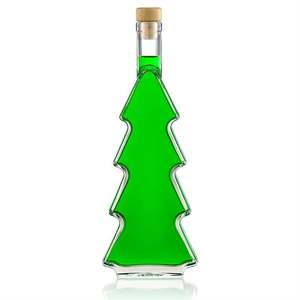 ขวดแก้วทรงต้นคริสต์มาสขนาด 10 ออนซ์ สไตล์วินเทจ พร้อมจุกไม้ก๊อก สำหรับเก็บน้ำผึ้งและน้ำเชื่อมเมเปิ้ล - Product Image 3