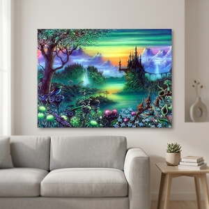 Dipinto Personalizzato 5D con Cristalli e Strass, Paesaggio con Arbusti Fioriti, <span class=keywords><strong>per</strong></span> Adulti - Product Image 2
