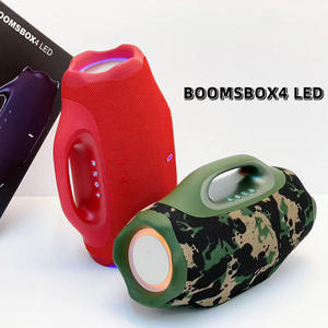 LED Super Boombox 4 Wireless BT Speaker Portable RGB Lighting Speakers Waterproof Handle Boombox4 for Home Gift <strong>Party</strong> <strong>Box</strong> FM - Product Image 4