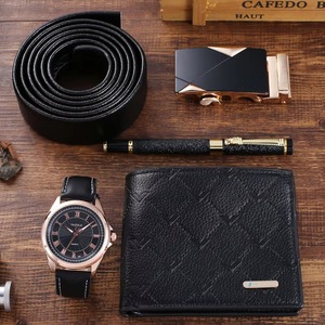Productos Drioshipping, Reloj de Cuarzo para Hombre, Regalo Empresarial, Correa con Cartera, Bolígrafo de Oficina, Set de Regalo con Reloj, Regalos para el Día del Padre - Product Image 3
