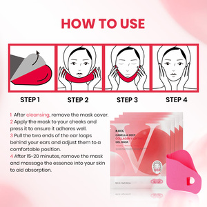 KOEC Camellia Deep Collagen Instant V-Face Lifting Gel <strong>Mask</strong> Chin up Face <strong>Slimming</strong> Firming Tightening Korean Skin Care - Product Image 5