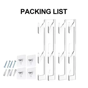 Support de rangement universel pour manette de jeu Support mural pour écouteurs Support transparent pour <span class=keywords><strong>ps5</strong></span> SLIM/PS4 Accessoires - Product Image 5