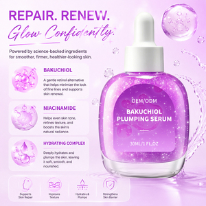 Suero Facial Coreano Personalizado OEM, Tónico con Fenol, Voluminizador, Antiarrugas, Reafirmante, Alternativa al Retinol, Suero con Bakuchiol - Product Image 1