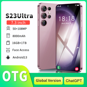 Affordawble S23 Ultra Bright Eye 5G Android 108MP 7.3 Pulgadas AMOLED 8000mAh Carga Rápida 16GB1TB GPS Path True Seal Carcasa de Titanio - Product Image 1