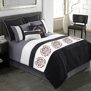 Arabia Saudita top venta diseño de ropa de cama de Reina/rey tamaño bordado edredones y edredones, hecho en china - Product Image 6