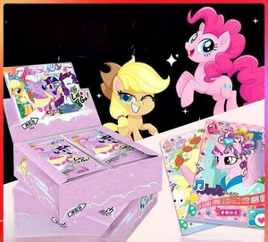 Venta al por Mayor <span class=keywords><strong>de</strong></span> Cartas Coleccionables <span class=keywords><strong>de</strong></span> Anime Kyou My Little Poni Friendship Is Magic Fun Shadow 4 Rare CR TCG Mysterious Box - Product Image 1