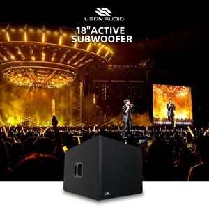 <span class=keywords><strong>Leon</strong></span> Audio IMPACTO-18SUB Subwoofer Attivo DSP Classe D da 18 Pollici 4800W Max Cabinet in Legno 135dB SPL Altoparlante Professionale per Bassi da Palco - Product Image 4
