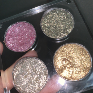 DIY renk göz farı özel etiket akrilik paleti göz farı paletleri hiçbir logo boş makyaj göz farı paleti organizatör - Product Image 3