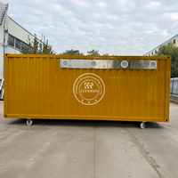 Café-restaurant préfabriqué en conteneur à prix de gros avec cuisine complète, bar en conteneur, café mobile en conteneur maritime