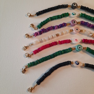 Multi Color Evils <b>Eyes</b> Bracelets Boho Style <b>Candy</b> Color Popular Natural Stone Beads With <b>Eye</b> Beads Bracelet for Women Men - Product Image 4