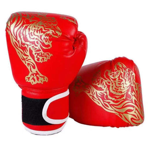 Gants <span class=keywords><strong>de</strong></span> <span class=keywords><strong>boxe</strong></span> professionnels ergonomiques avec logo personnalisé, 8-16 oz, en cuir synthétique, mitaines <span class=keywords><strong>de</strong></span> sparring à lacets et fermeture auto-agrippante - Product Image 2