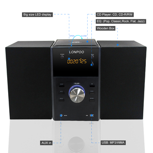 Sistema <span class=keywords><strong>de</strong></span> Altavoces para Cine en Casa con Radio Hifi, Reproductor <span class=keywords><strong>de</strong></span> DVD HD 2.0, Mini Sistema, Sistema <span class=keywords><strong>de</strong></span> Altavoces 2.0 para Música, Barra <span class=keywords><strong>de</strong></span> Sonido 2.0 - Product Image 6