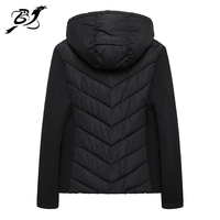 LLS Winter Fashion Chic Tops Vintage Long Sleeve Quilted Jacket Coat for Women Outerwear Printed Technics Button Breathable