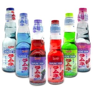 Refresco Japonés Ramune Sabores Variados de Frutas Bebidas Exóticas Soda con Canica Agua con Gas 200 ml - Product Image 3