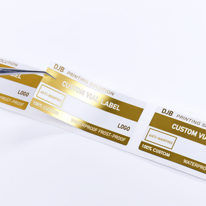 Etichette Personalizzate Impermeabili per Fiale in Vetro - Adesivi Olografici Farmaceutici per Bottiglie Piccole 10ml-50ml - Product Image 2