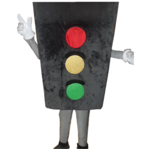 Seasons 3D Light Up Traffic Light Costume For Kids 5-7 Years - Blinking Stop Light Lamp Outfit