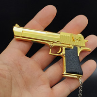 Vente directe d'usine, mini pendentif Desert Eagle 1:3, jouet cadeau, porte-clés en forme de pistolet, porte-clés en métal