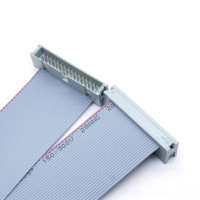 Câble ruban plat IDC 2.54mm avec FC 6/8/10/14/16/20/26/30/34/40P connecteur IDC IDE double rangée câble d'extension IDE FC 30 broches