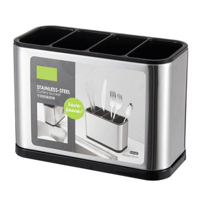 Durable Kitchen Bathroom Gadget Esay Clean Stainless Steel Sponge Holder Organizer Container <strong>Storage</strong> Rack Drain <strong>Pan</strong> Sink - Product Image 2