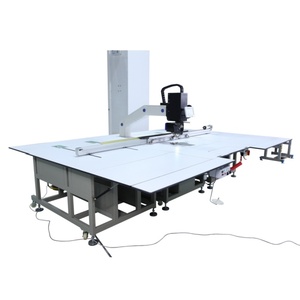 Machine à coudre industrielle à plat programmable HUAMEI avec rotation à 360 degrés et moteur de levage pour sellerie automobile - Product Image 2