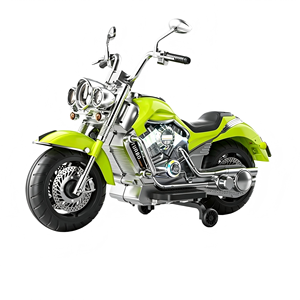 Nuova Moto Elettrica per Bambini, Alimentata a Batteria, Corpo in Plastica, Design con Posto Passeggero, Ruote Stabilizzatrici - Product Image 3