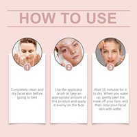 Hoygi Kolagen Peel Off Facial Sheet Pembersih Mendalam Melembapkan Menghidrasi untuk Kulit Bercahaya Grosir Label Pribadi OEM Massal