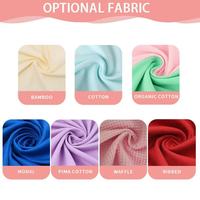 Piyama Anak Lengan Panjang Serat Bambu Berkualitas Tinggi, Cetak Kustom, Laris Manis, Lembut, dan Bernapas, Set 2 Pcs