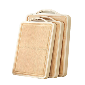 Planche à découper en bois robuste, grande planche de cuisine pour la viande, les légumes, les fruits, cuisson professionnelle - Product Image 1