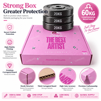 Boîte d'expédition en carton ondulé rose personnalisée OEM ODM à faible MOQ pour cosmétiques, soins de la peau, bijoux, mode, cadeaux, abonnements et petites entreprises
