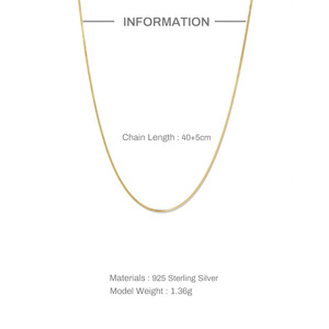 สร้อยคอเงินแท้ S925 สไตล์มินิมอล คลาสสิก เรียบง่าย ปรับขนาดได้  พร้อมโซ่พื้นฐาน  สำหรับ DIY - Product Image 6