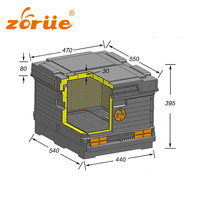 Ruche en plastique Offre Spéciale à 2 niveaux pour l'apiculture/ruche thermo/ruche de couleur