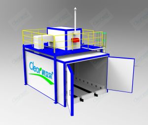 El <span class=keywords><strong>horno</strong></span> <span class=keywords><strong>de</strong></span> <span class=keywords><strong>curado</strong></span> <span class=keywords><strong>de</strong></span> <span class=keywords><strong>pintura</strong></span> con revestimiento en polvo diésel industrial electrostático <span class=keywords><strong>funciona</strong></span> con quemador Riello italiano y diésel usado - Product Image 1