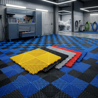 Dalles de sol de garage en vinyle PVC souple de haute qualité, dalles modulaires en PP emboîtables pour parking et atelier