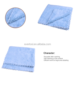 Serviettes pour bébé EVERTOOL 35x35cm, 300GSM, super douces en velours corail, serviettes en microfibre pour enfants, vente en gros - Product Image 6