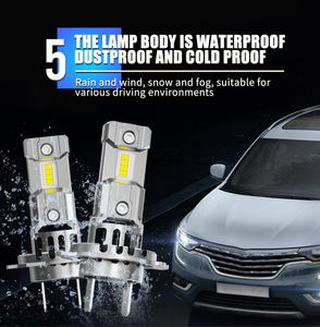 OEM ODM 17S H7 Haute puissance 1:1 Taille mini Taille réduite Ampoule de phare LED automobile H18 Phare LED automobile H7 Lumière LED automobile - Product Image 3