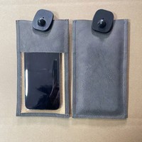 Sac anti-caméra pour téléphone en cuir PU, pochette de confidentialité sans prise de vue, fermeture magnétique, sac de sécurité réutilisable pour téléphone pour événements