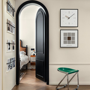 Wozoom Wall <b>Clock</b> Square <b>Battery</b> Operated Wooden Frame Living Room Decoration - Product Image 2